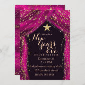 アラビア夜の大晦日 招待状 (正面/裏面)