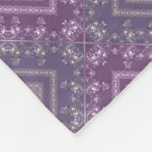 アラビア抽象芸術装飾東バロック フリースブランケット (角)