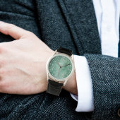 アラビア数字のジェイドフェイス メンズウォッチ - ギフト 腕時計