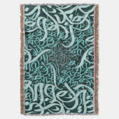 アラビア文字ティファニー スローブランケット (正面縦)