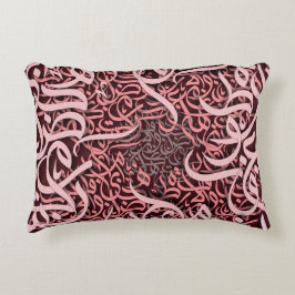 アラビア文字バラ アクセントクッション