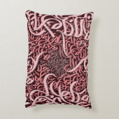 アラビア文字バラ アクセントクッション (裏面(縦))