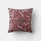 アラビア文字バラ クッション (裏面)