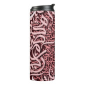 アラビア文字バラ タンブラー (回転左)