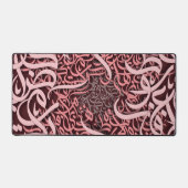 アラビア文字バラ デスクマット (正面)