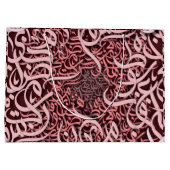 アラビア文字バラ ラージペーパーバッグ (裏面)