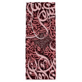 アラビア文字バラ ワインギフトバッグ (裏面)