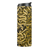 アラビア文字金ゴールド タンブラー (回転左)