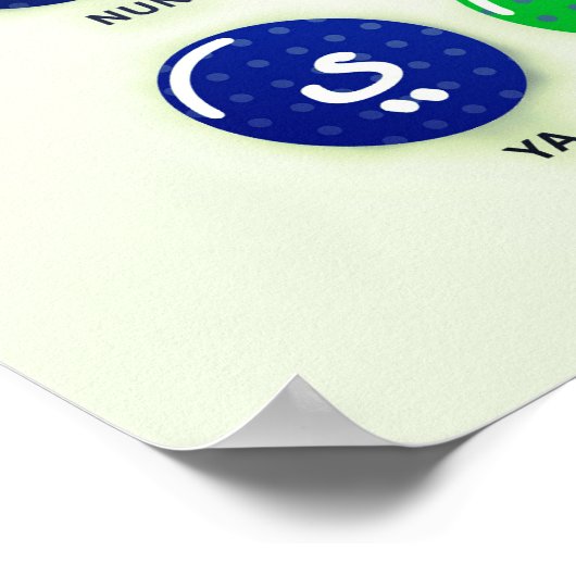 アラビア文字 ポスター (角)