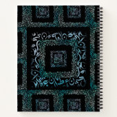 アラビア文字（四角） ノートブック (裏面)