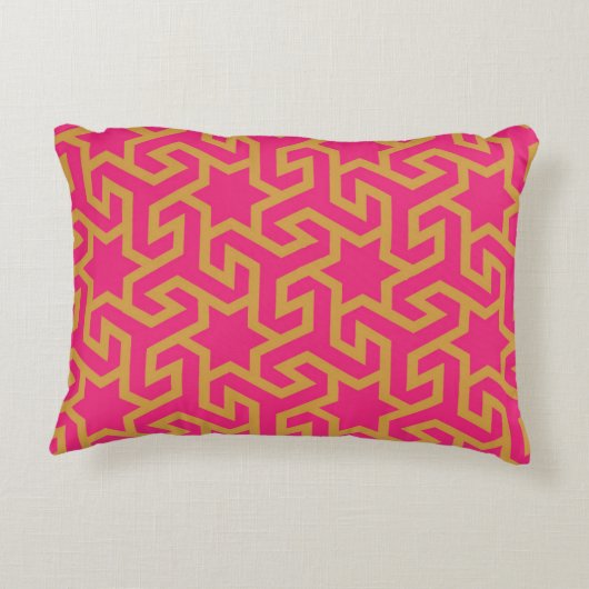 アラビア星形パターン アクセントクッション (裏面)