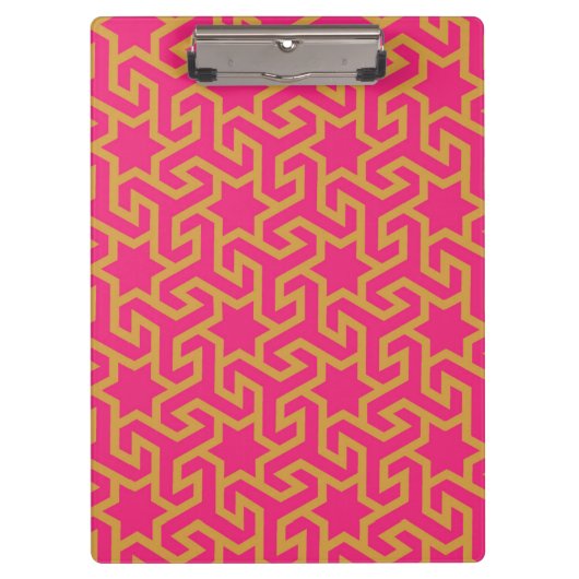 アラビア星形パターン クリップボード (正面)