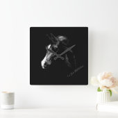 アラビア時計 スクエア壁時計 (ホーム)