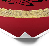 アラビア書道のアッラー ポスター (角)