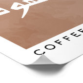 アラビア書道のコーヒーボホスタイルウォールアート ポスター (角)