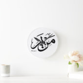 アラビア書道のメリエム名， مريم ラウンド壁時計 (ホーム)