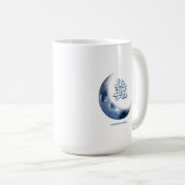 アラビア書道のラマダン・ムバラクرمضان مبارك コーヒーマグカップ (正面右)