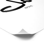 アラビア書道の希望のコピーأمل フォトプリント            (角)