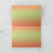 アラビア書道の挨拶状 カード (内部)