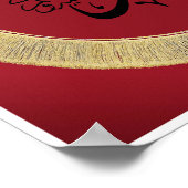 アラビア書道の預言者ムハンマド(見た) ポスター (角)