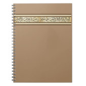 アラビア書道パターン ノートブック (正面)