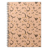 アラビア書道パターン ノートブック (正面)