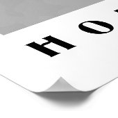 アラビア書道ミニマリストのホーム ポスター (角)