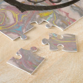 アラビア書道ラマダーンのイスラム教のパズル ジグソーパズル (側面)