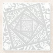 アラビア書道3D ガラスコースター (裏面)