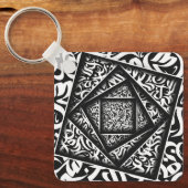 アラビア書道3D キーホルダー (正面)