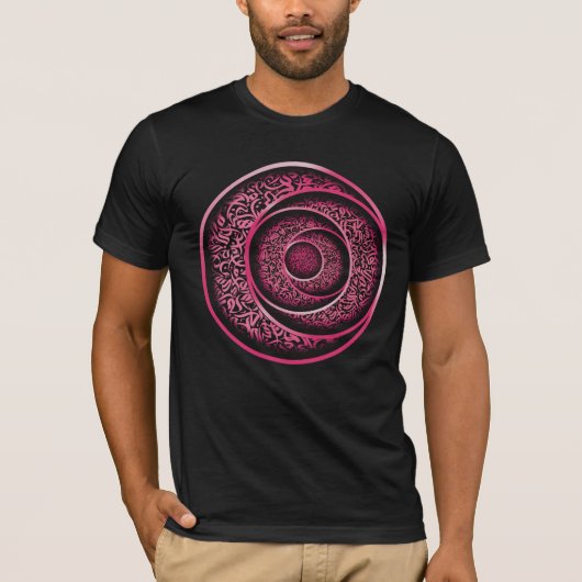 アラビア書道3D Tシャツ (正面)