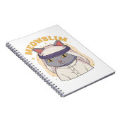 アラビア服を着たムスリムな漫画キャット ノートブック (右側)