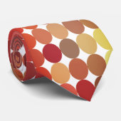 アラビア楕円パターン ネクタイ (ロール)