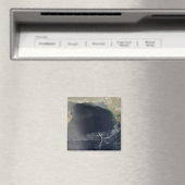 アラビア海の上の波の雲 マグネット (インサイチュ (食洗機))