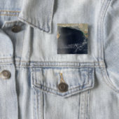 アラビア海の上の波の雲 缶バッジ (インサイチュ)