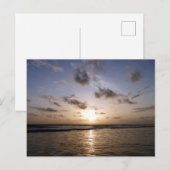 アラビア海の夕日 ポストカード (正面/裏面)