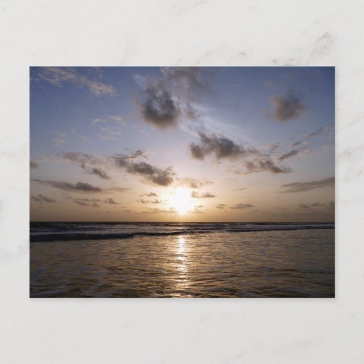 アラビア海の夕日 ポストカード (正面)
