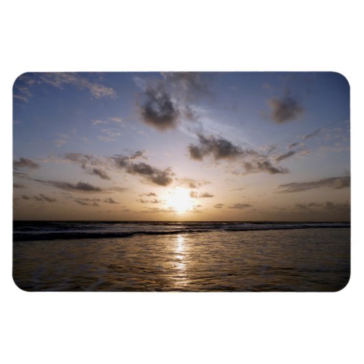 アラビア海の夕日 マグネット (横)