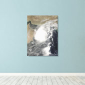 アラビア海の熱帯低気圧帯ゴヌ キャンバスプリント (インサイチュ (ウッドフロア))