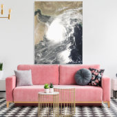 アラビア海の熱帯低気圧帯ゴヌ キャンバスプリント (インサイチュ (リビング))