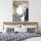 アラビア海の熱帯低気圧帯ゴヌ キャンバスプリント (インサイチュ (寝室))