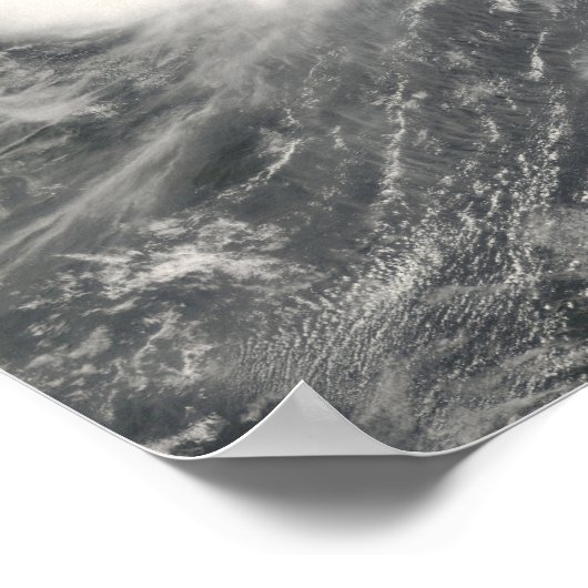 アラビア海の熱帯低気圧帯ゴヌ ポスター (角)