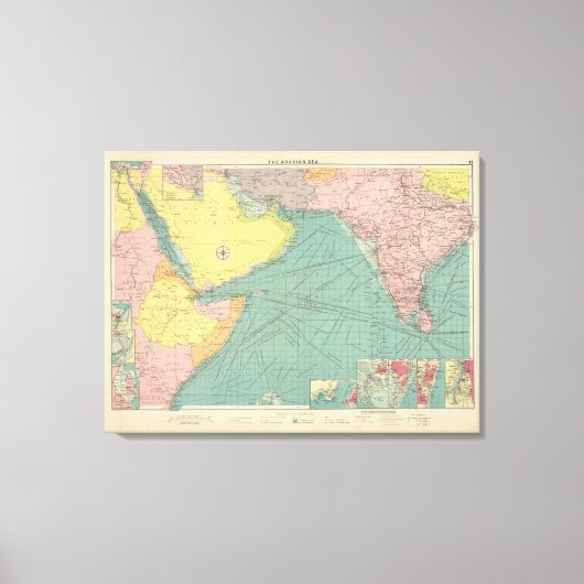 アラビア海 キャンバスプリント (正面)