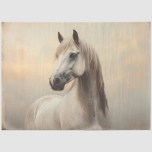 アラビア絵を描馬の動揺して切り離 薄葉紙