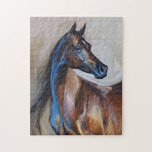 アラビア絵を描馬 ジグソーパズル (縦)