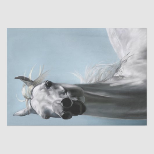 アラビア絵画馬 薄葉紙 (正面)