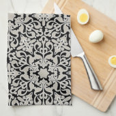 アラビア花パターン キッチンタオル (四つ折り)