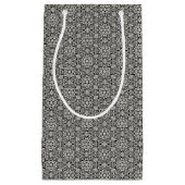 アラビア花パターン スモールペーパーバッグ (正面)