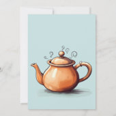 アラビア茶コップポットミーム 招待状 (裏面)