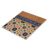 アラビア装飾的なデザイン(色のlitho) タイル (側面)